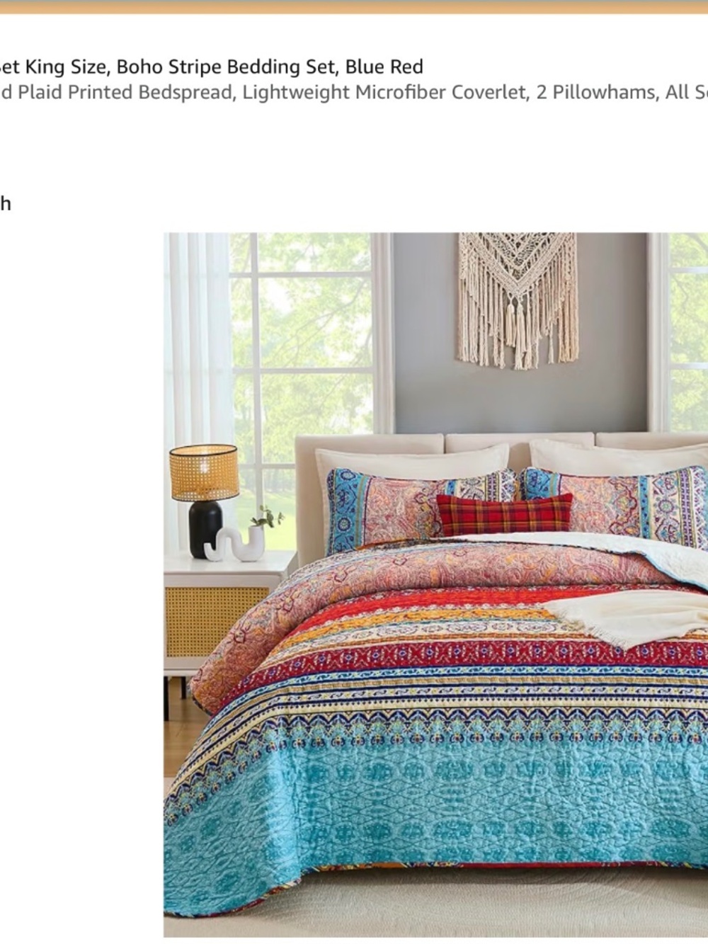 King Size comforter set
